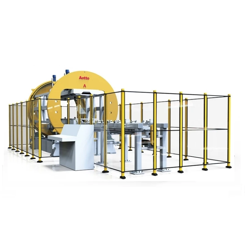 Infinity Engineering Services Industrial-Style Safety Fence Farms Easily Assembled Steel Rail Fence Welded Wire Industrial