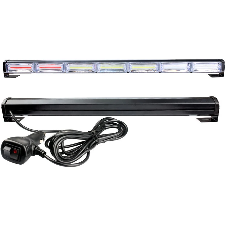 
Vehicle Car School Bus Truck Dual Color Strobe Led Warning Light Signal Bar Light 24V 12V 