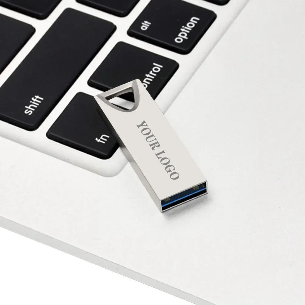 Wholesale Custom Metal Mini USB Stick 1/2/4/8/16/32/64/128GB Flash Drives 64 Gig USB Sticks New Memory Great Gift Idea