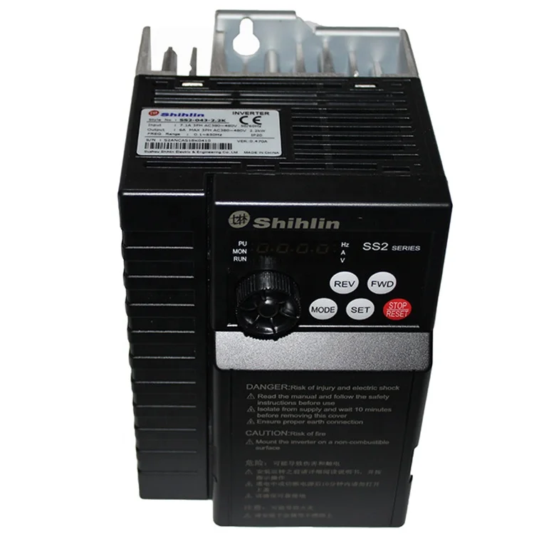 100% Original SS2 series Shihlin inverter SS2 SC3 SL3 SE3  SF3-043-18.5K/15KG
