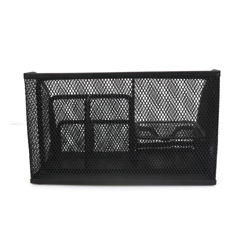 Высококачественный Металлический Сетчатый Настольный органайзер для офиса
