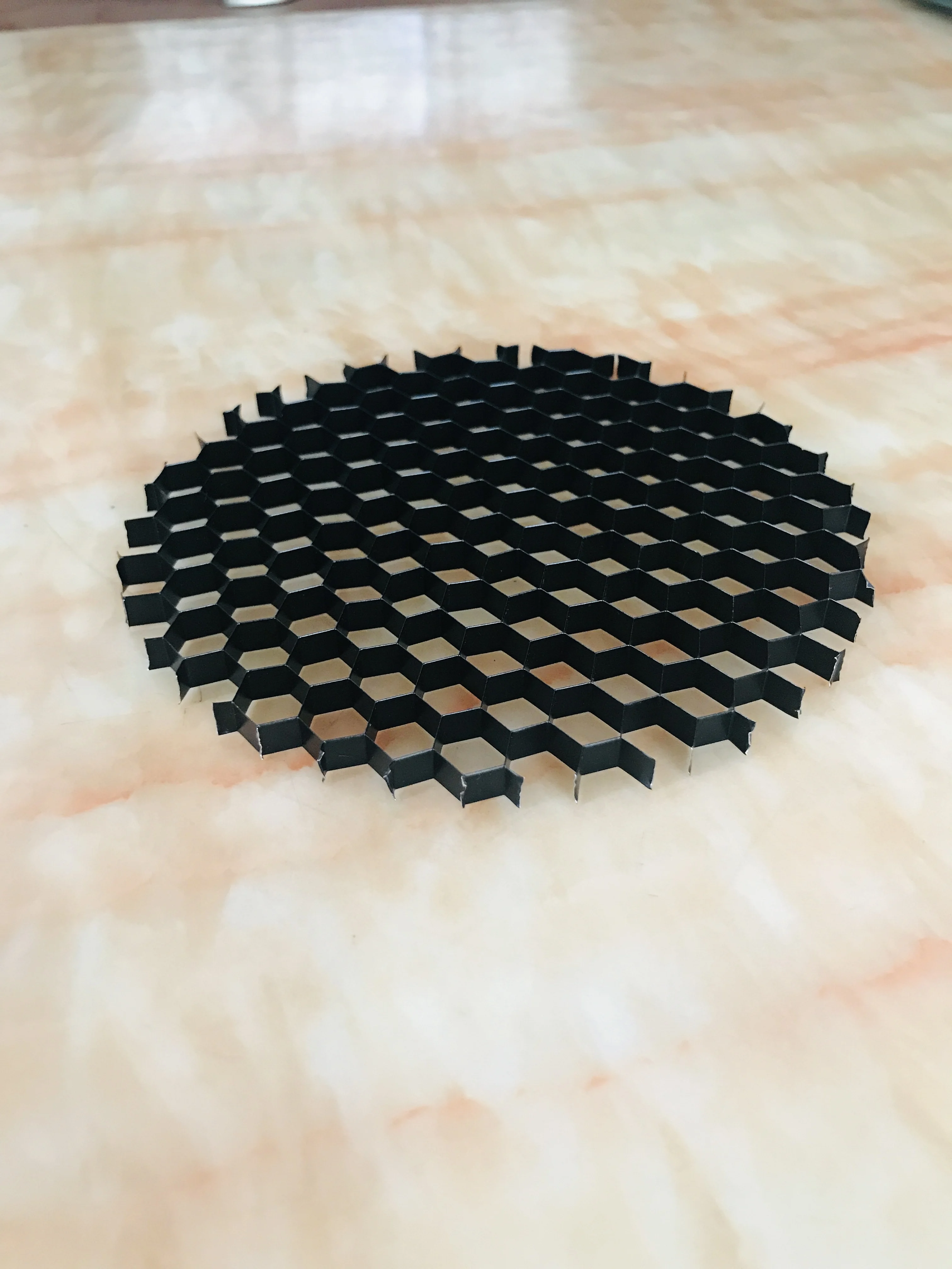 Hexagon Black Aluminum Honeycomb Core for Louver