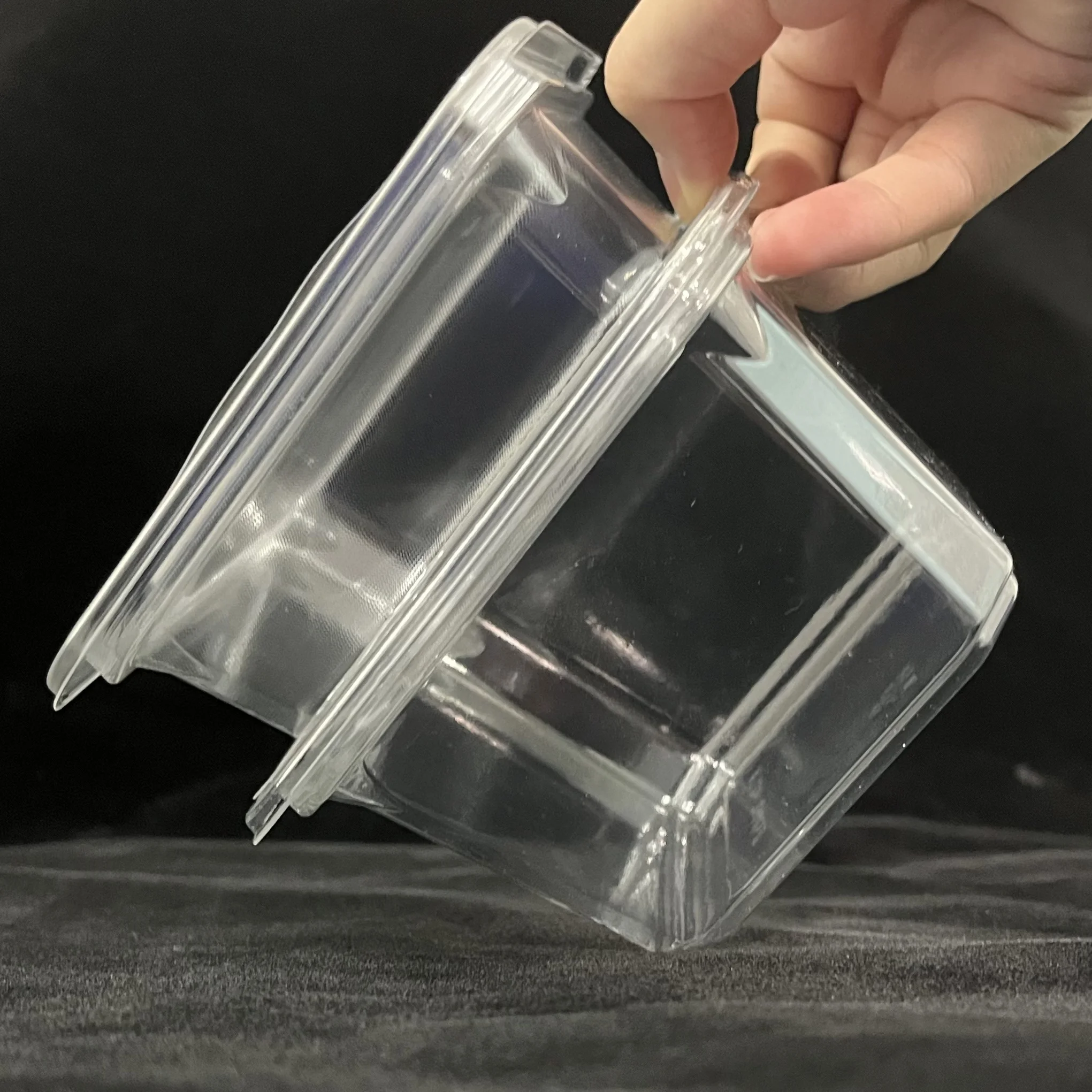 8 12 16 20 24 28 32oz Clear Plastic Container With Lid Cake Food Disposable Clear Plastic Box Packaging