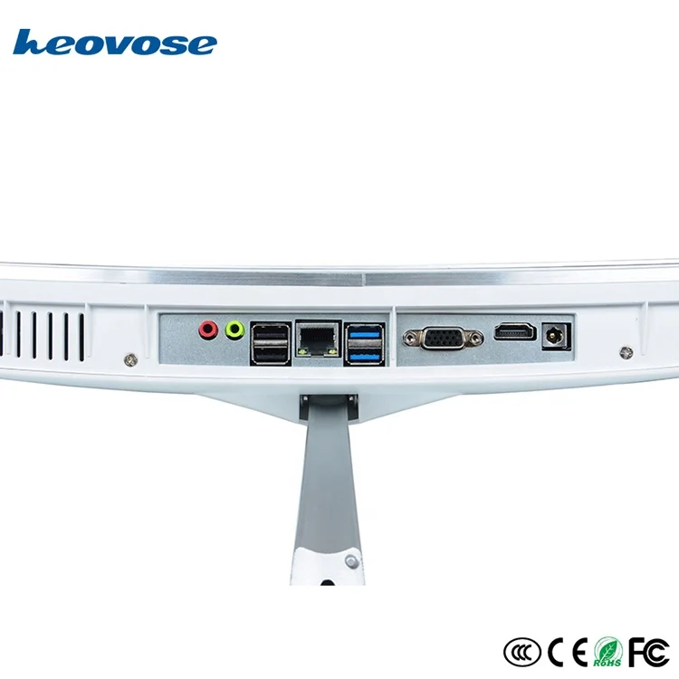 
23.6' Desktops Monoblock Computer Curved Screen Core I3 I5 I7 All In One PC 4G/8G /16G Laptop For Office Home Gaming School 