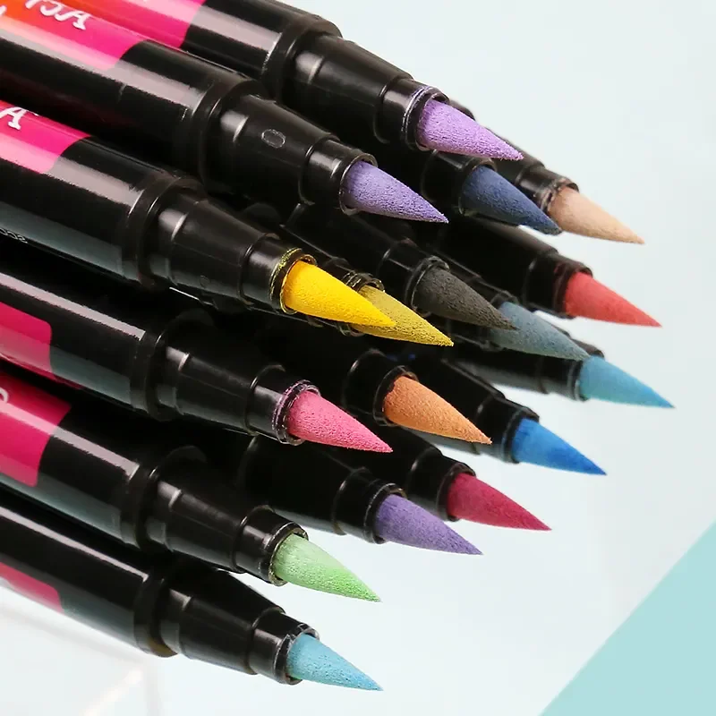 High Quality Water Based Ink Soft Fiber Tip Water Chalk Acrylic Paint Marker Pens For Art Drawing