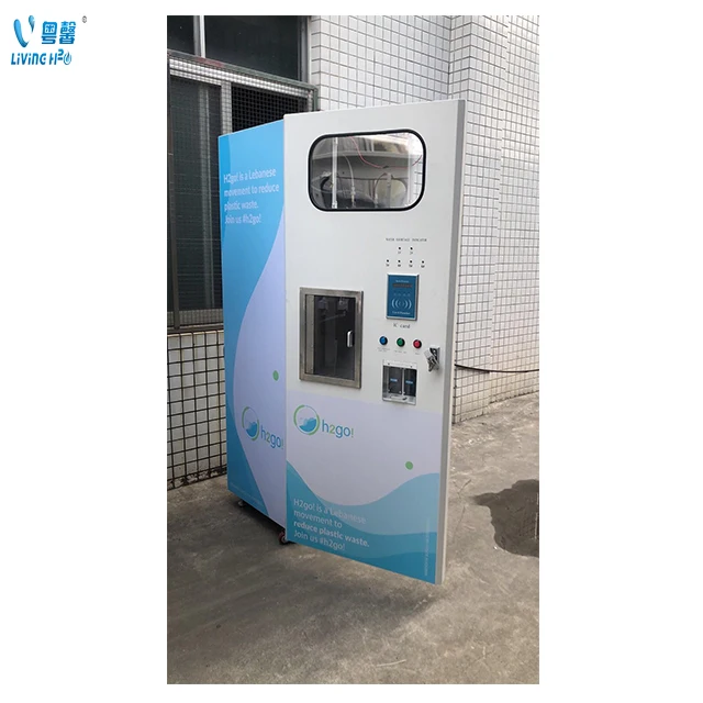 Livingh2o Coin operated auto water vending machine for sale