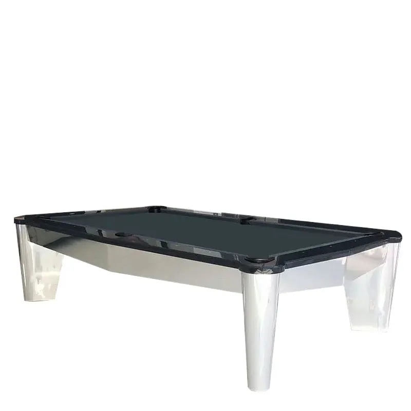 2024 Hot sell wholesale high end designer stainless steel hardwood billiard pool table 9ft