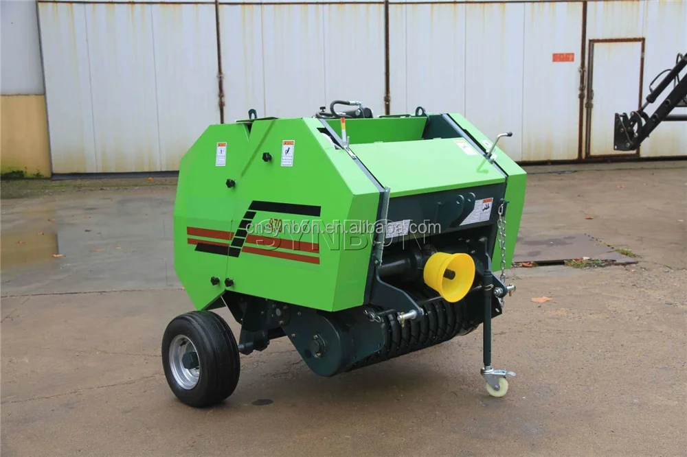 SYNBON Agriculture Machinery Tractor Three-Point Suspension Rear Mini Round Baler Hay  Straw Bundle
