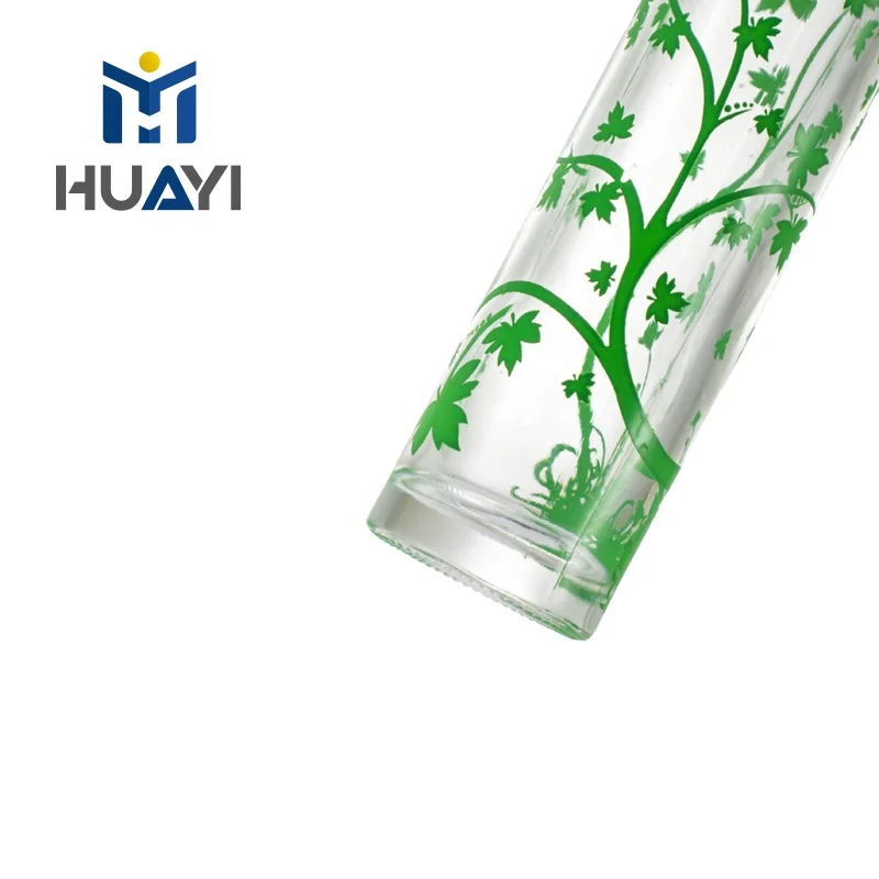 HUAYI Fashion Hot Sale 20 ml 30 ml 50 ml screw spray glass perfume bottle