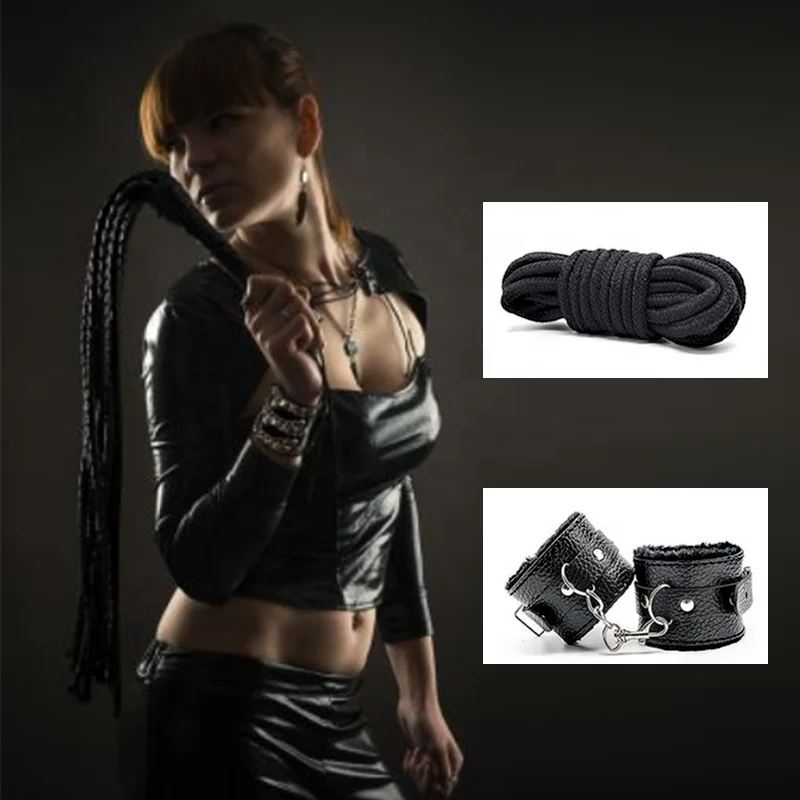  ISO BSCI Factory leather handcuff bondage kit gear bdsm japanese suit adult