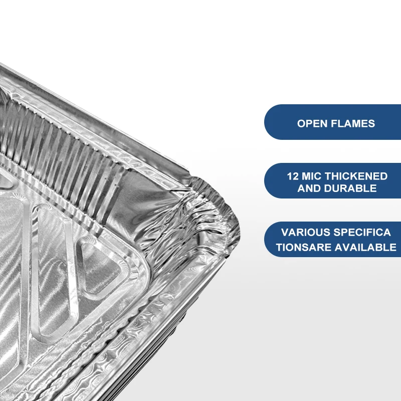 Aluminum Silver Foil Container With Lid disposable Disposable Aluminum Foil Container aluminum foil