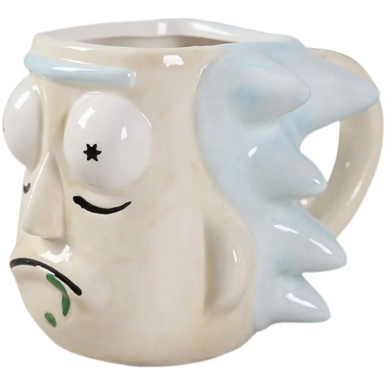 Madou New Product Funny Cartoon Man Shape 3D Cups Porcelain Unique Office Drinking Cup Gift Kids Couple Coffee Mug Coffee Mug