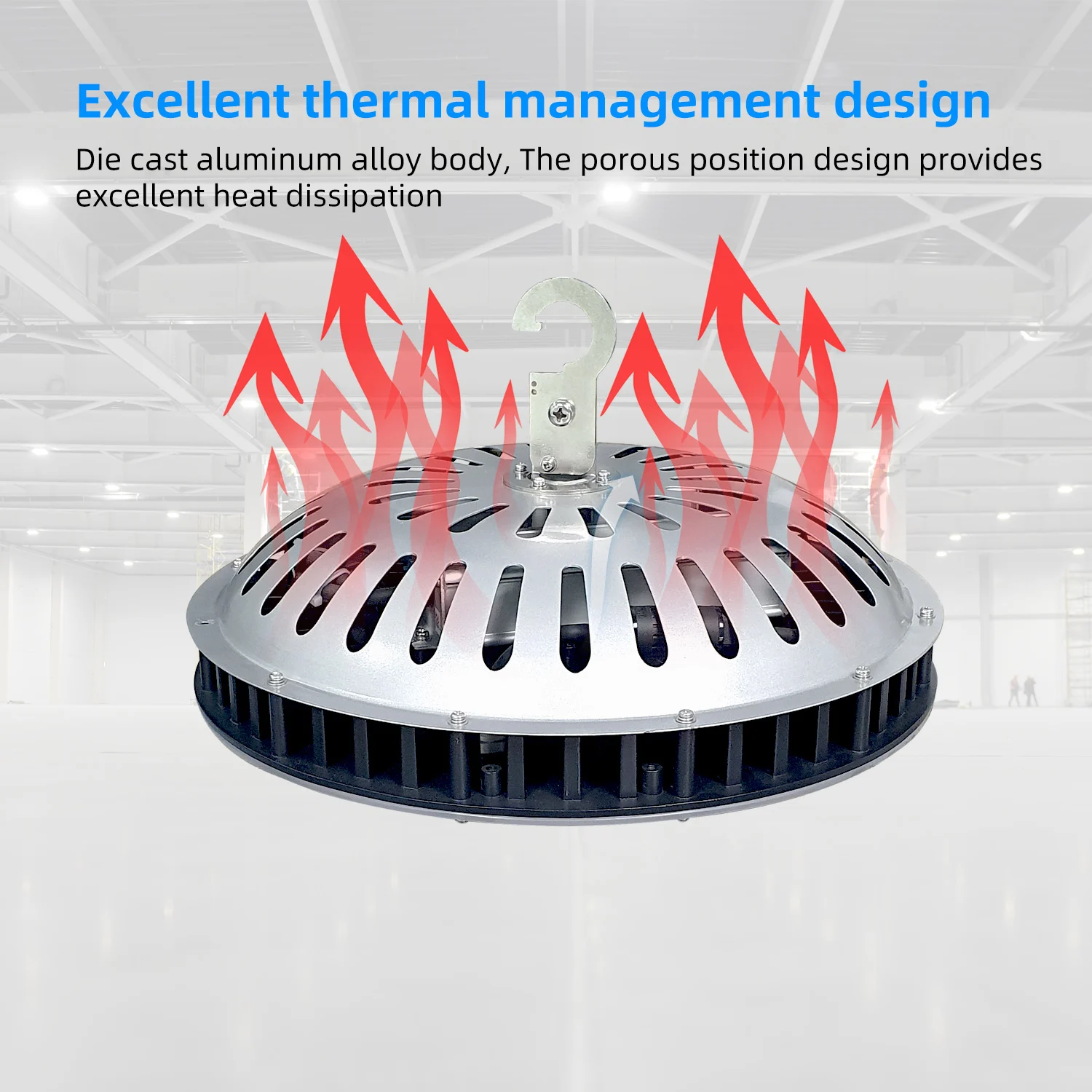 YouLumi Industrial Lighting 100-277V 100W 300W UFO Led High Bay Light for Warehouse