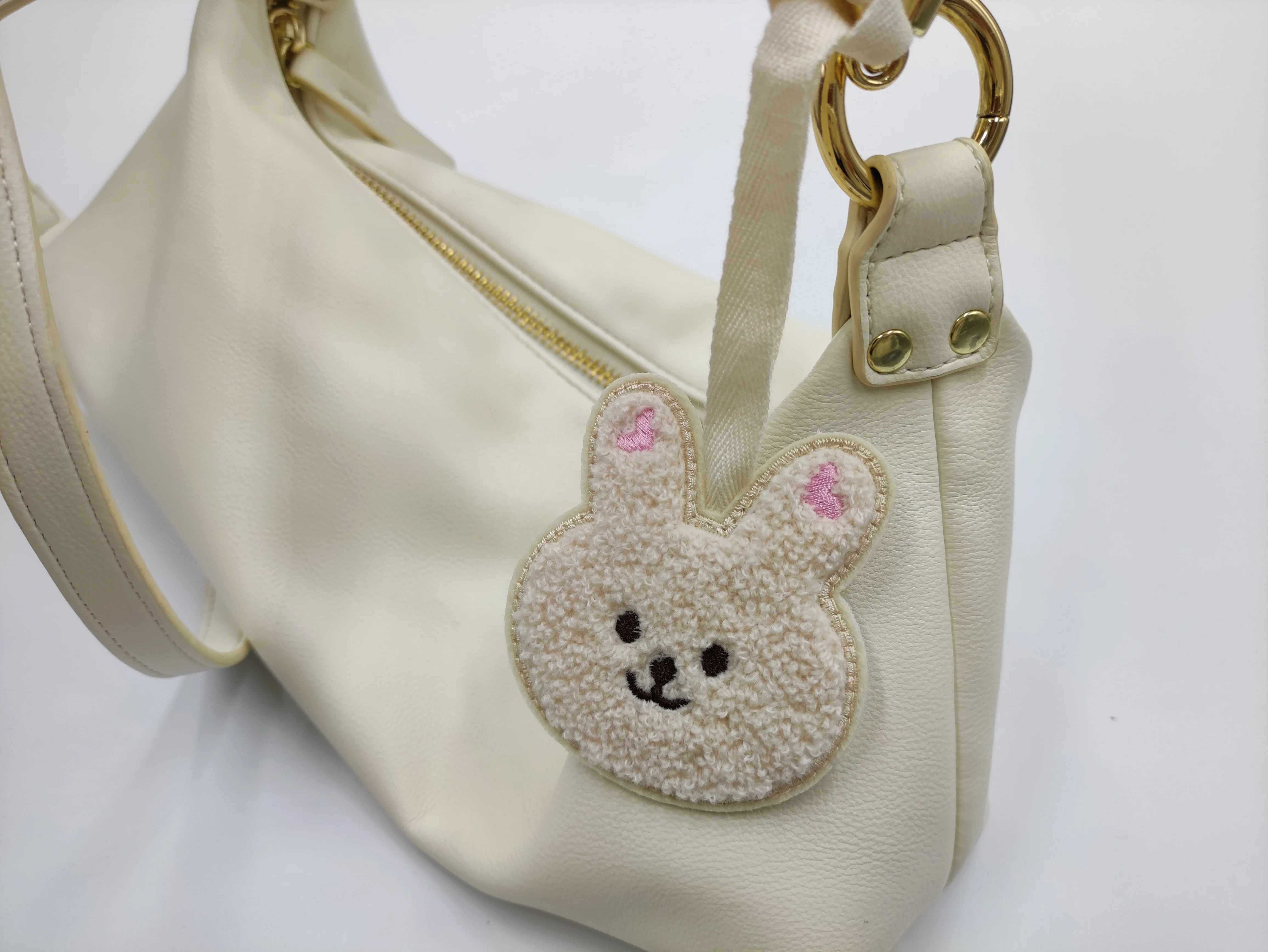Wholesale animal cartoon Plush Name Tag Baby Backpack Decorations Pendant  Cute Cartoon Name Pendant