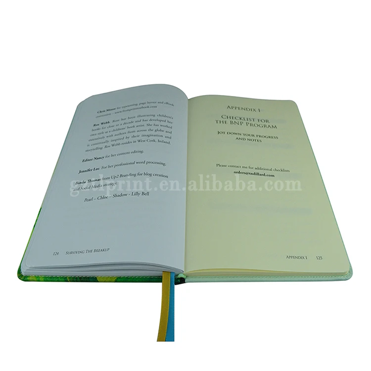 Customized High Quality PU Leather Notebook Printing With Elastic Band