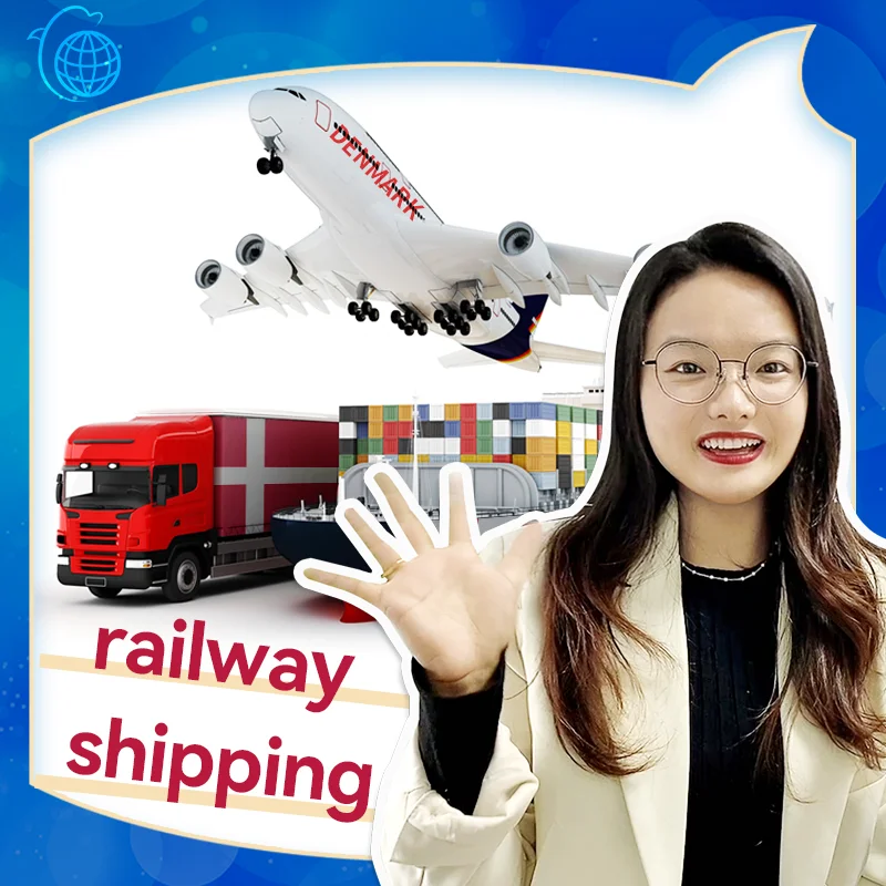 Fast And Stable Amazon FBA DDP Sea Freight FOB Railway Freight Transport to Denmark