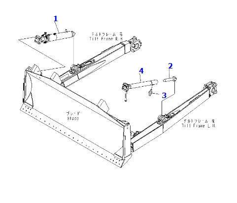 D85EX-15 Brace 154-81-00054