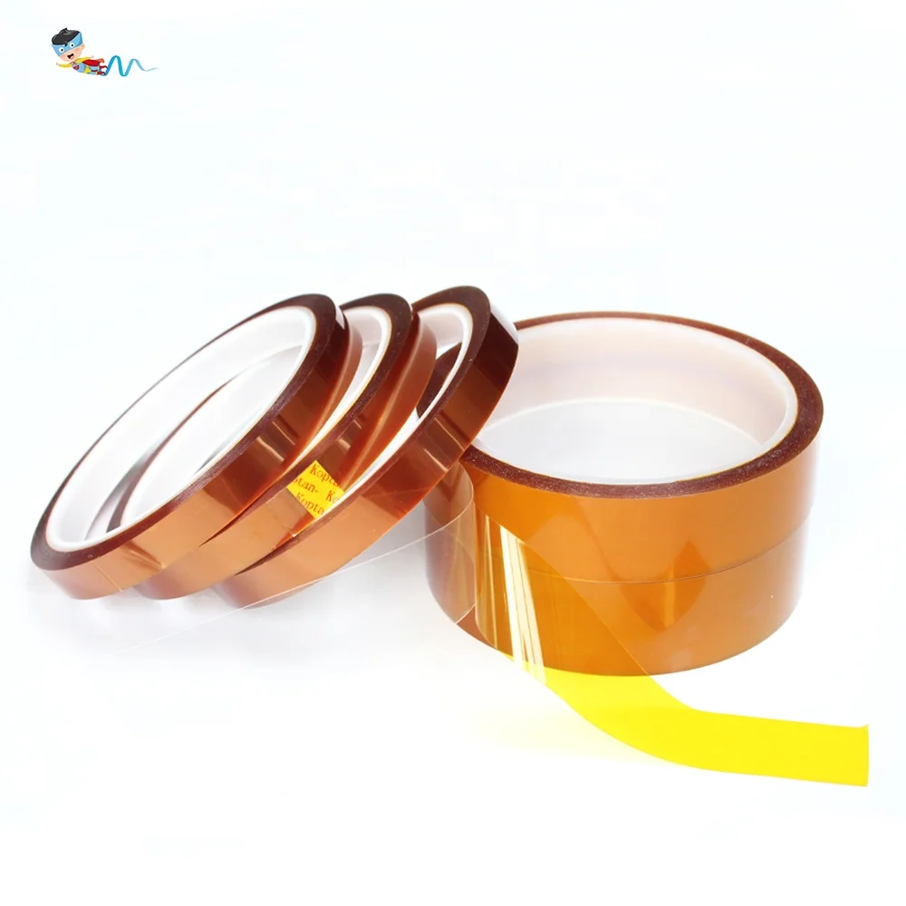 3- Polyimide Pi Film Double Sided Coated Silicone Glue Kaptons Self Adhesive Tape