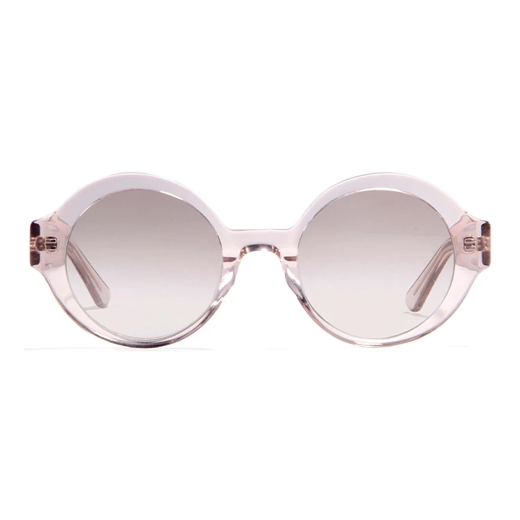 New Acetate Polarized Glasses Circle Round Glasses For Women Custom High Quality  Sunglasses Ladies Sunglasses