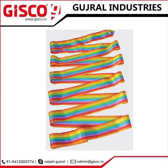 Ритмические красочные гимнастические ленты