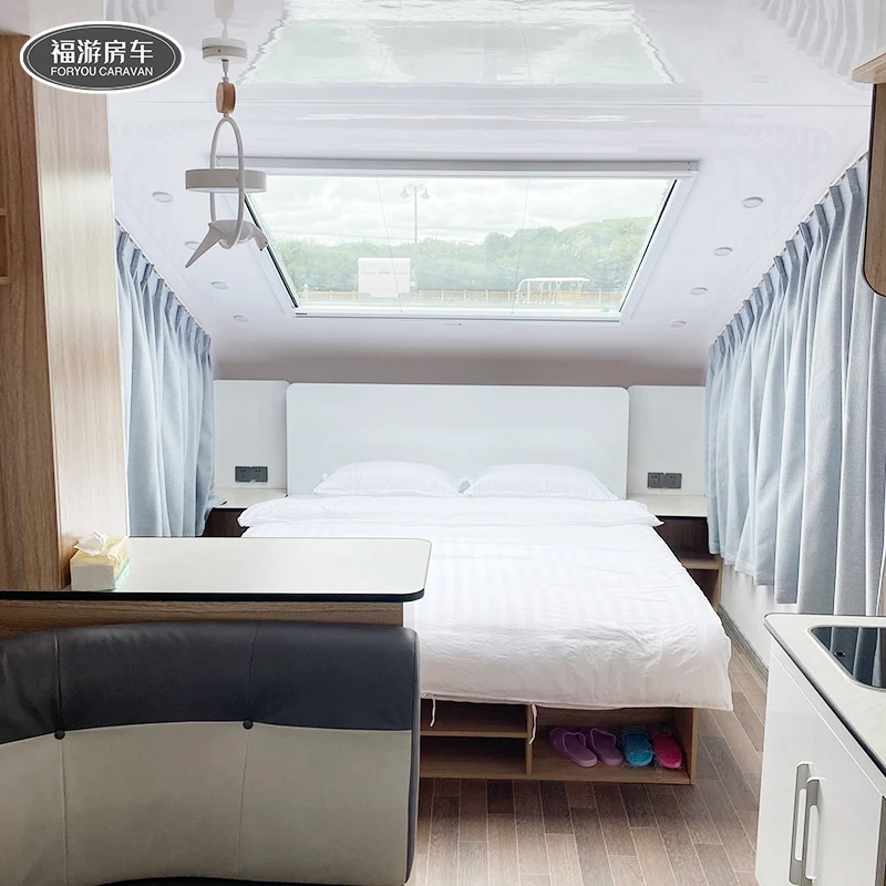 Reliable  Quality Luxury Large Travel Trailer Rv Camper  Trailer caravan