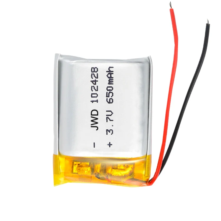 Manufacturers direct polymer lithium battery 102428 650mAh 3.7v camera GPS battery wholesale