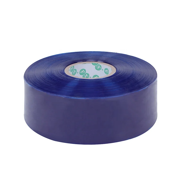 Fx Blue 76mm PVC Films for Wrapping Machine Plastic Wire and Cable Winding Film