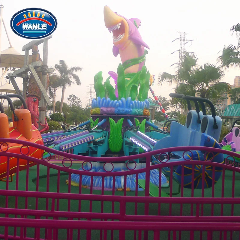Attractive Thrill Amusement Fairground Rides Equipment Rotating Bounce for Sale