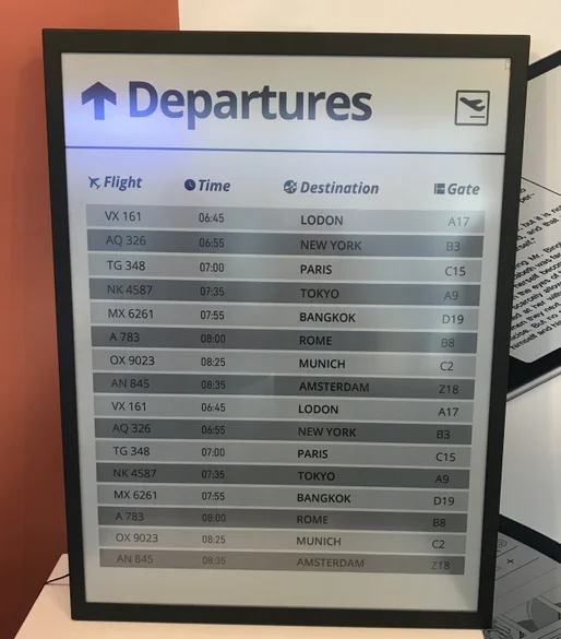 31 Inches Big Eink Signage Screen for Signage Advertisement, Displaying in Airport, Hospital, Shopping Mall Readable  Outdoor