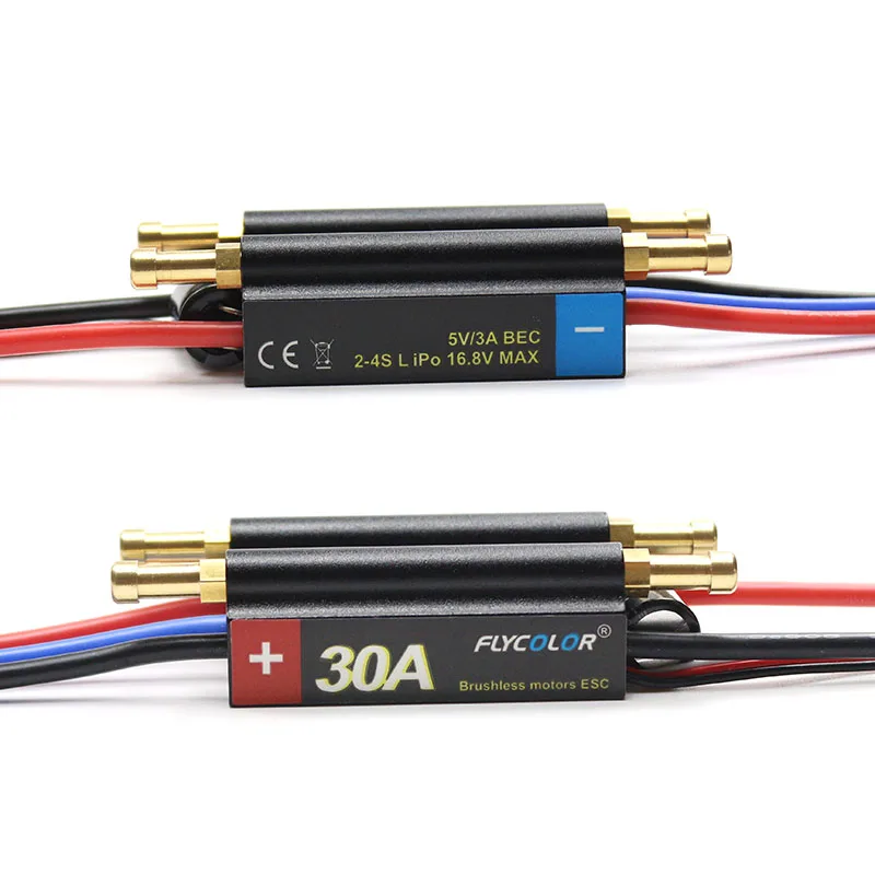 FLYCOLOR ESC 30A 50A 70A 90A 120A Waterproof Brushless Speed Controller ESC With Water Cooling BEC For RC Boat