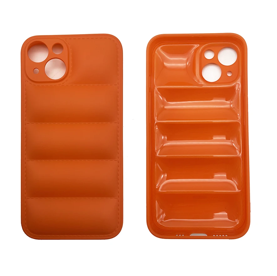 New Design Tpu Case Luxury Puffer Case Fashion Brand Cover Winter Down Puffer Jacket Phone Case The North Face For Iphone 13 14