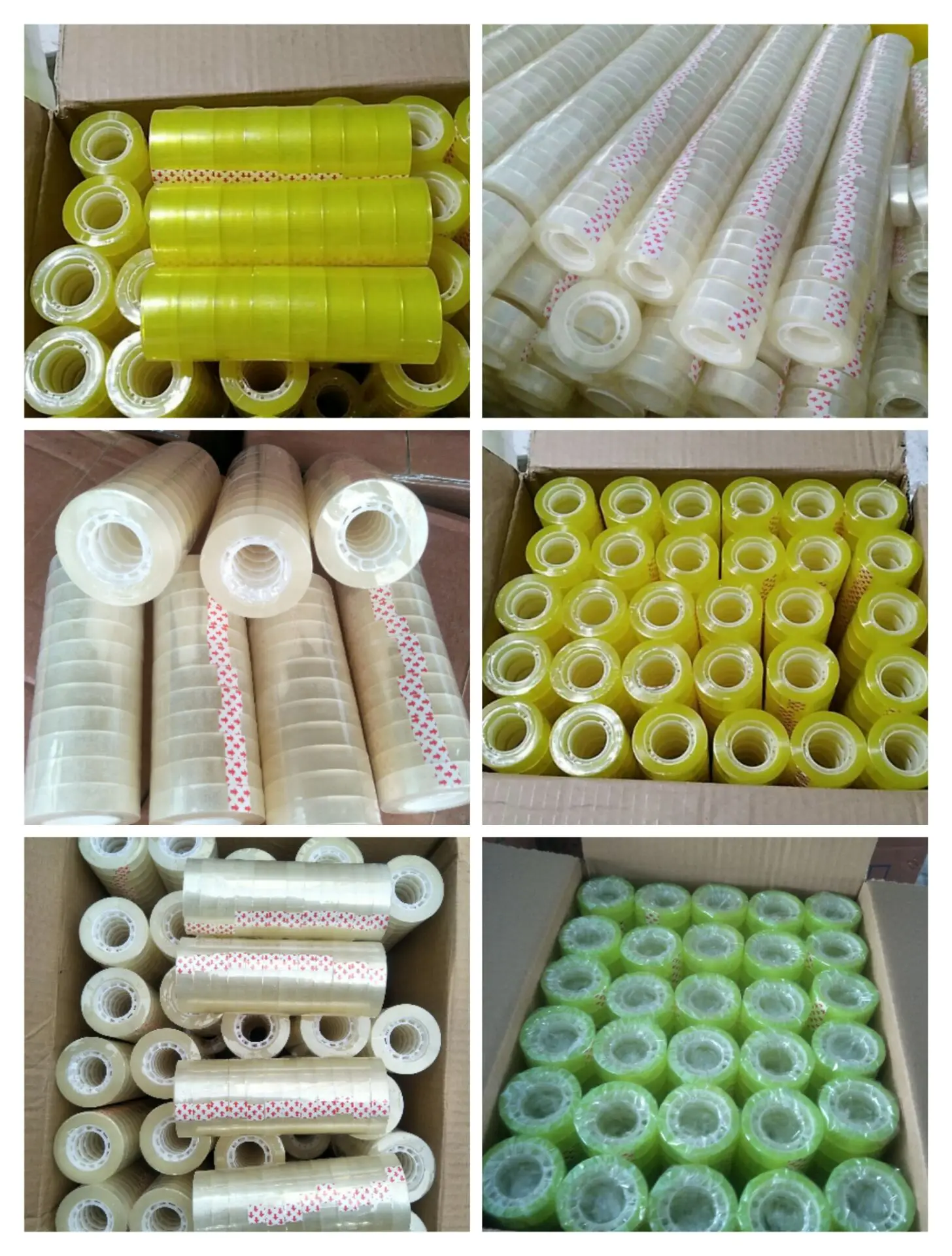 Packaging Carton High Quality Packing Yellow Pack Strong Adhesive Yellowish Tape