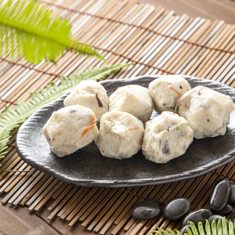 
High quality frozen food seafood large shiitake sailfish ball meatball for hotpot 
