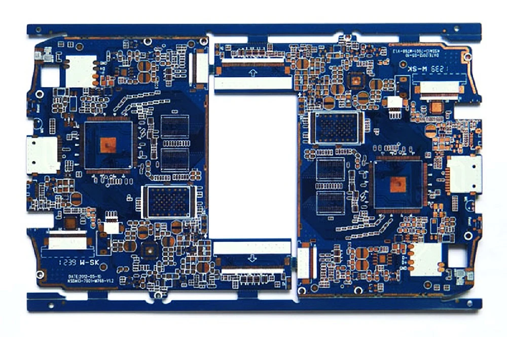 Массовый запас 6 слоев HDI PCB производитель uv glue 94v0 pcb электронная печатная плата