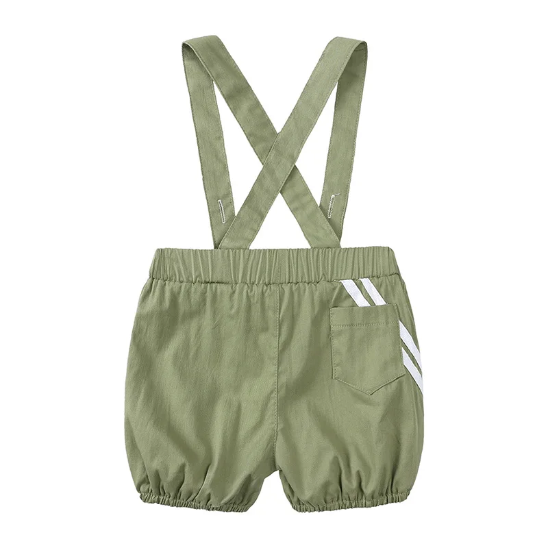 High Quality 100% Cotton Summer Clothing Sets for Boys Unique Casual Party Dress Suits British Boys Harness Guaranteed