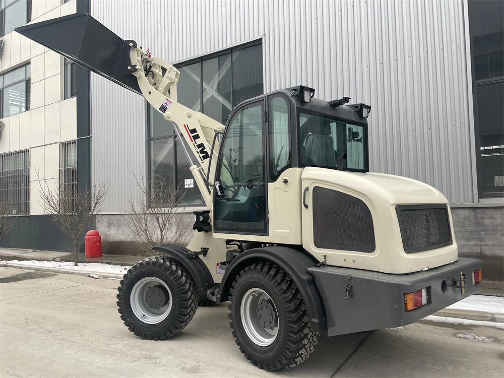 Chinese JIELI ZL15  2 Ton 1 Ton 3 Ton Compact Loader Small Micro Mini Wheel Loader Front End Loaders for Sale