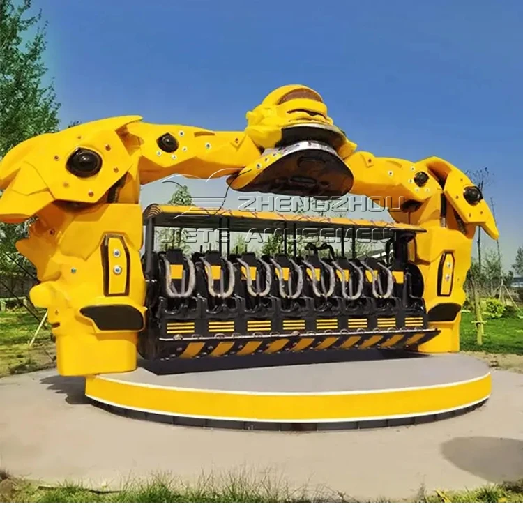 Extreme Carnival Rides Amusement Park 360 Degree Rotation Thrilling Mechanical Combat For Adult