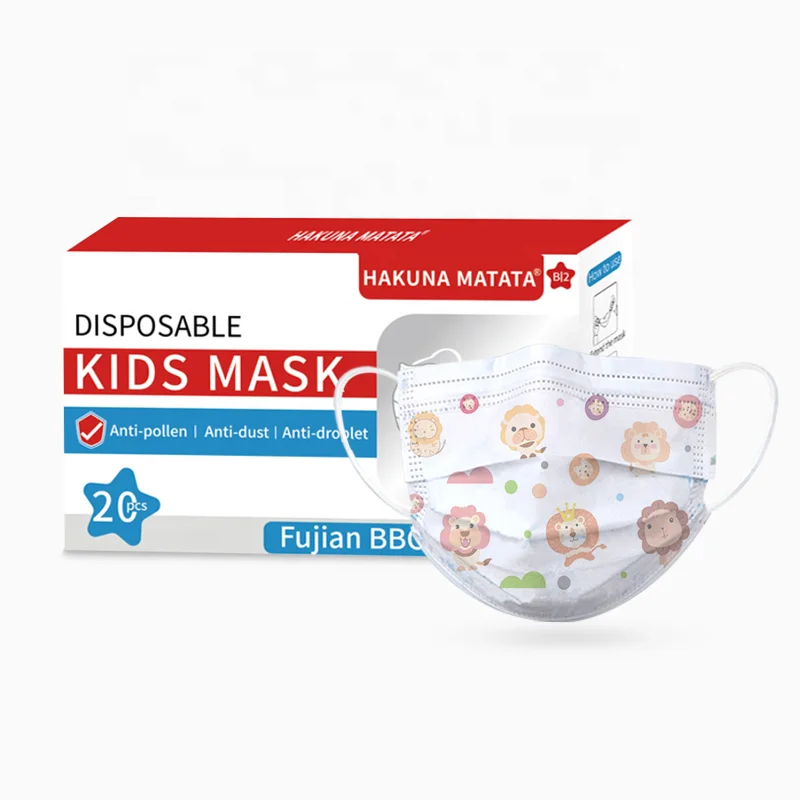 Children Face Mask Outdoor Protection 3 Ply Kids Face Mask Manufacturer in China