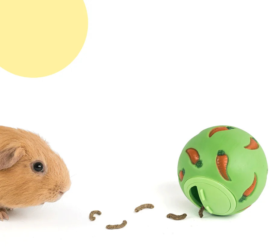 Adjustable switch Pet Slow Feeder Toy Interactive Treat Ball Cat Toys Food Dispenser  Chew Toy for small animals