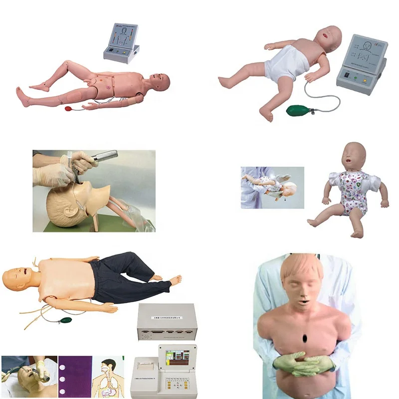 Medical Full Body Mannequin Professional First Aid CPR Dummy Adult Manikin Medical Advanced Practi-man CPR Training Manikin