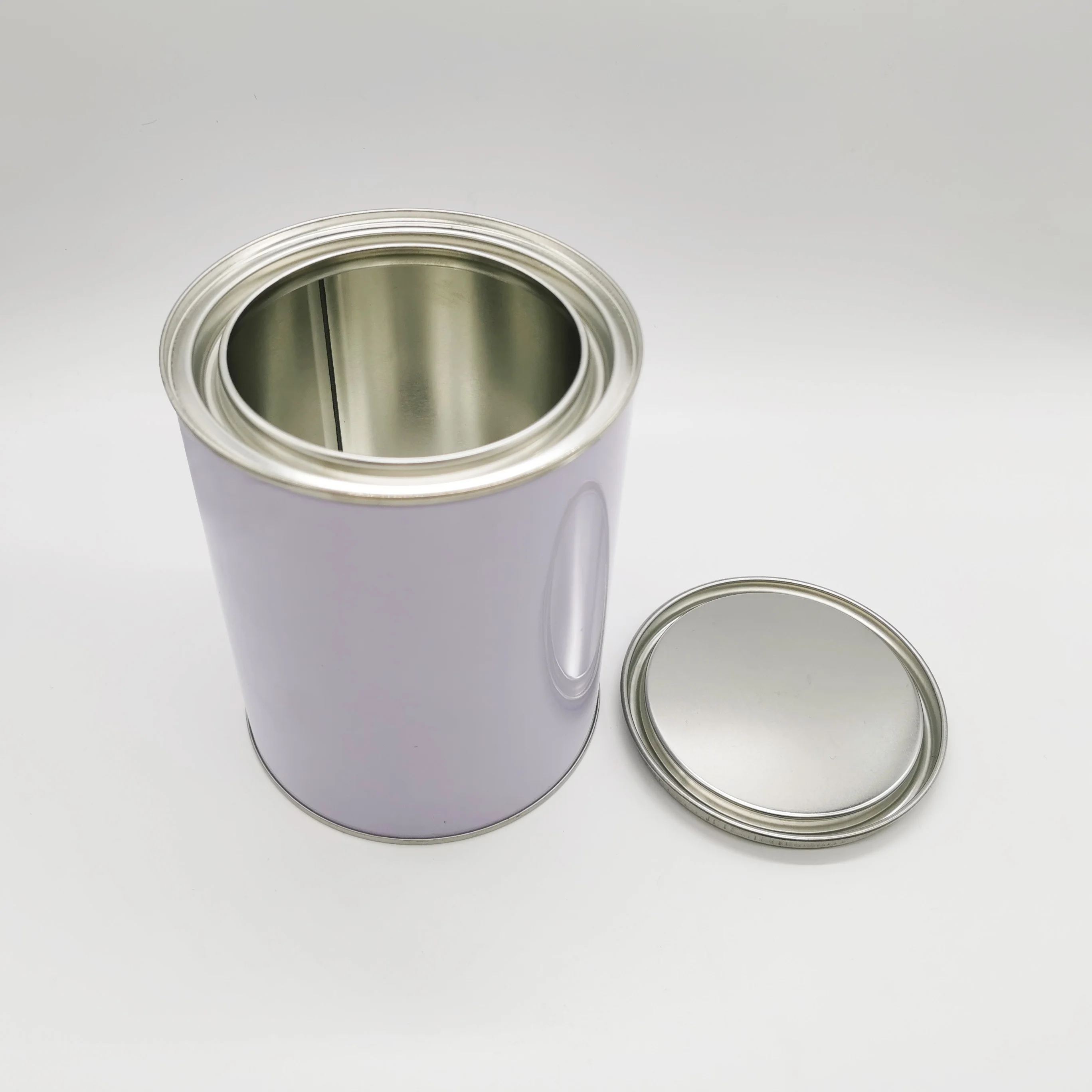 high quality 1L empty round aluminium tin can packing