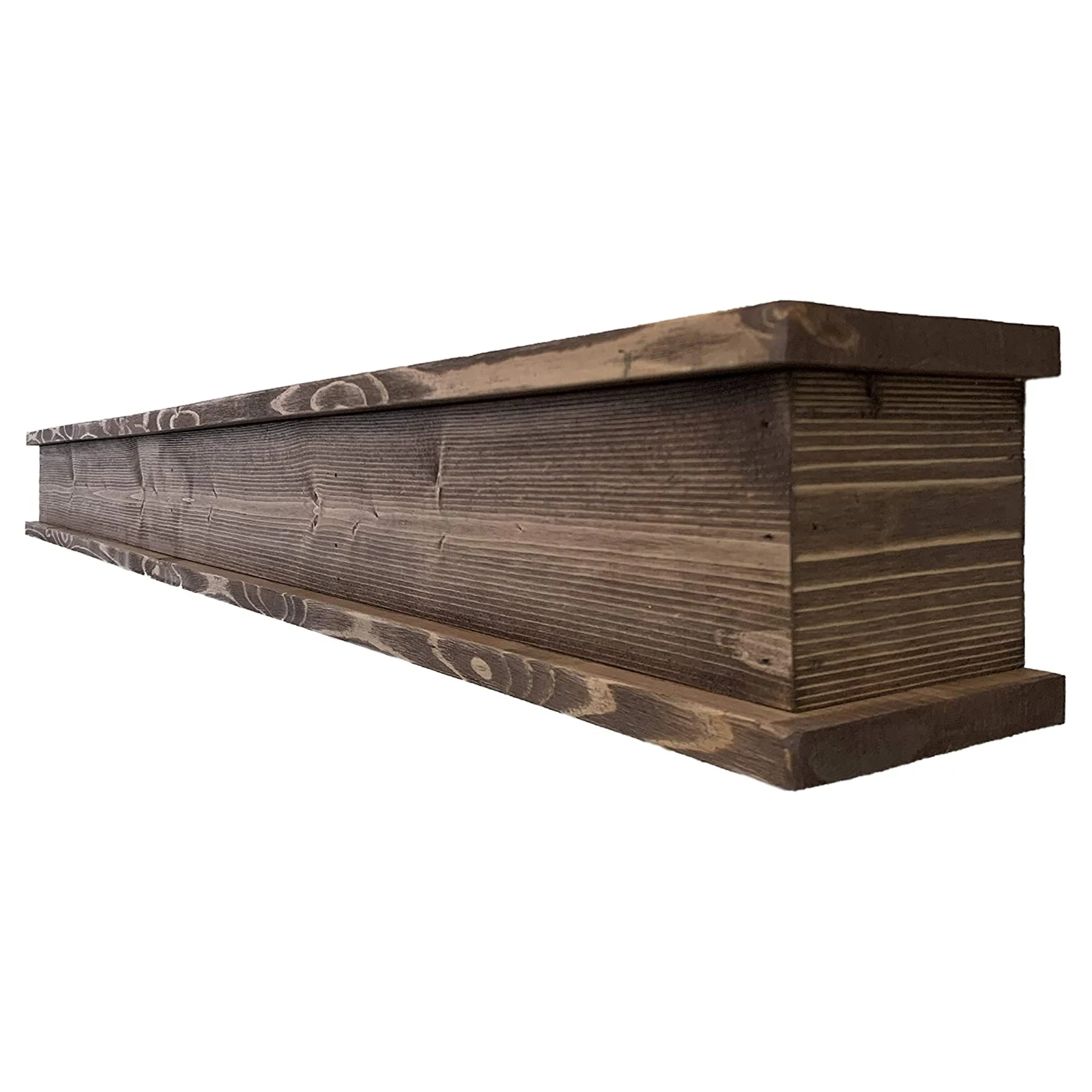 OEM завод деревенский камин каминная полка плавающая деревянный матовая готовая деревянная