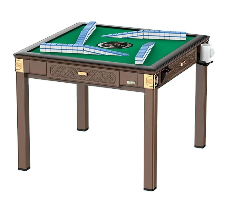 Guanque Wholesale Custom Affordable Regular Style Size Automatic Dinner Mahjong Table With Drawers