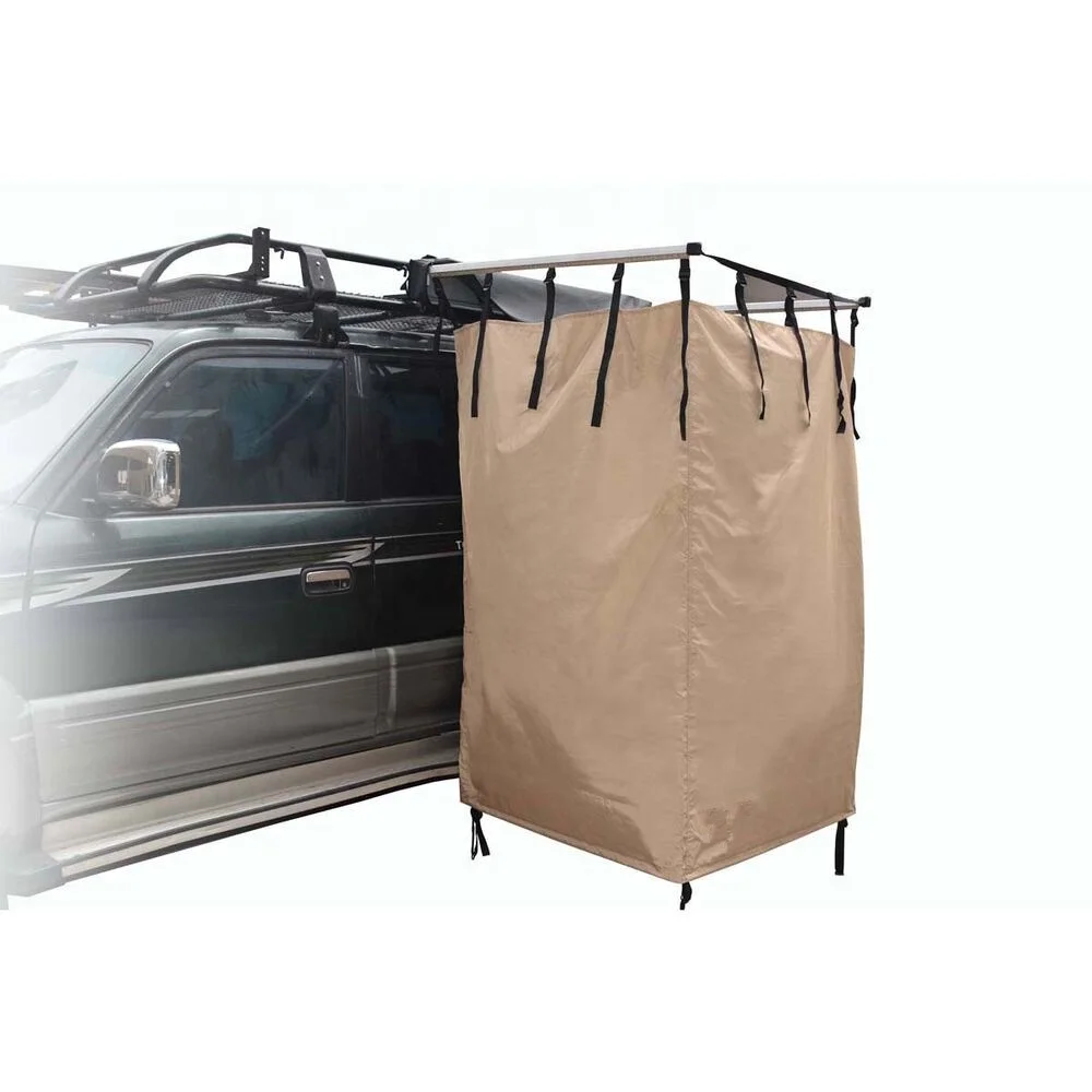 Car Camping shower side awning roof top tent awning outdoor shower tent camping