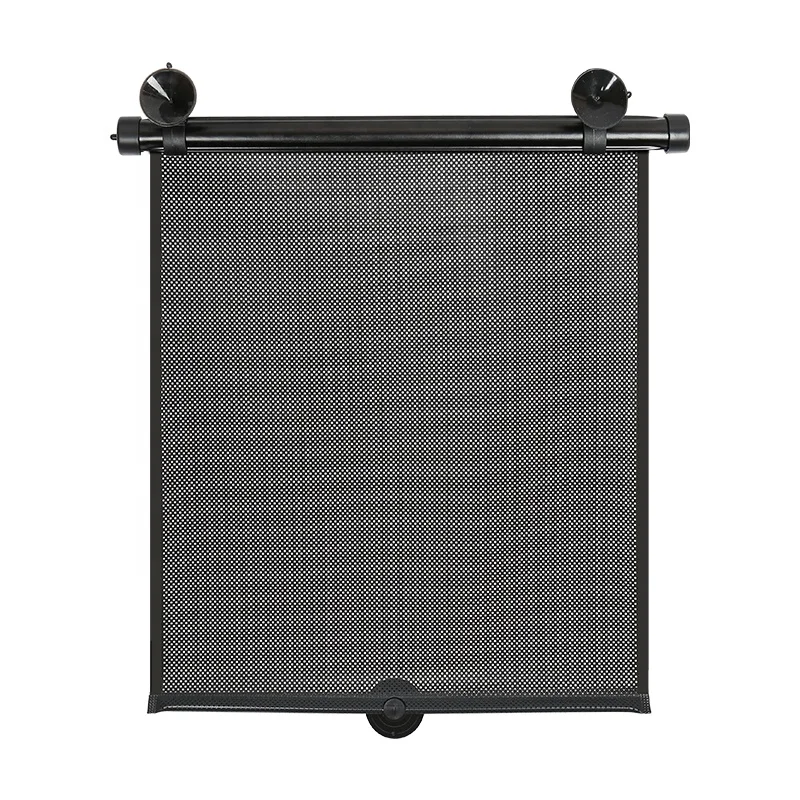 Factory price black PVC sunshade car window roller car window sun blinds retractable sunshade
