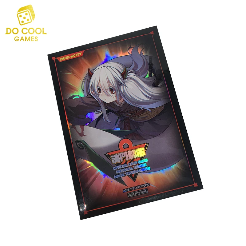 Art Printed Hologram Anime sexy girl trading Card Game Sleeves Protector Inner Printed Card Sleeves