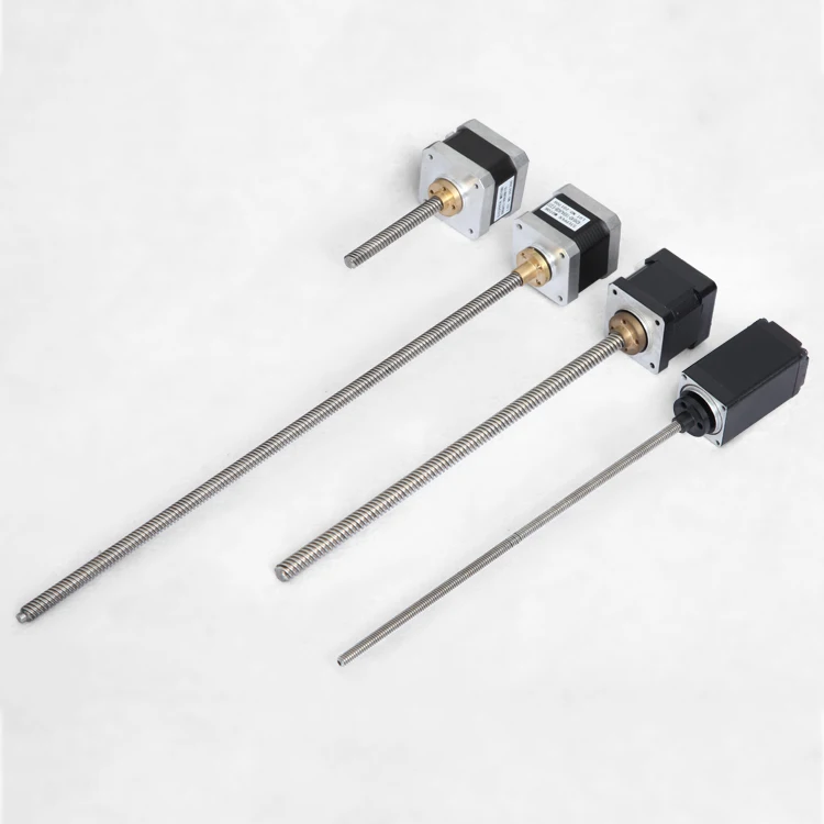 NEMA 8 11 14 17 23 External Non Captive Threaded Lead Screw Linear Stepper Motor
