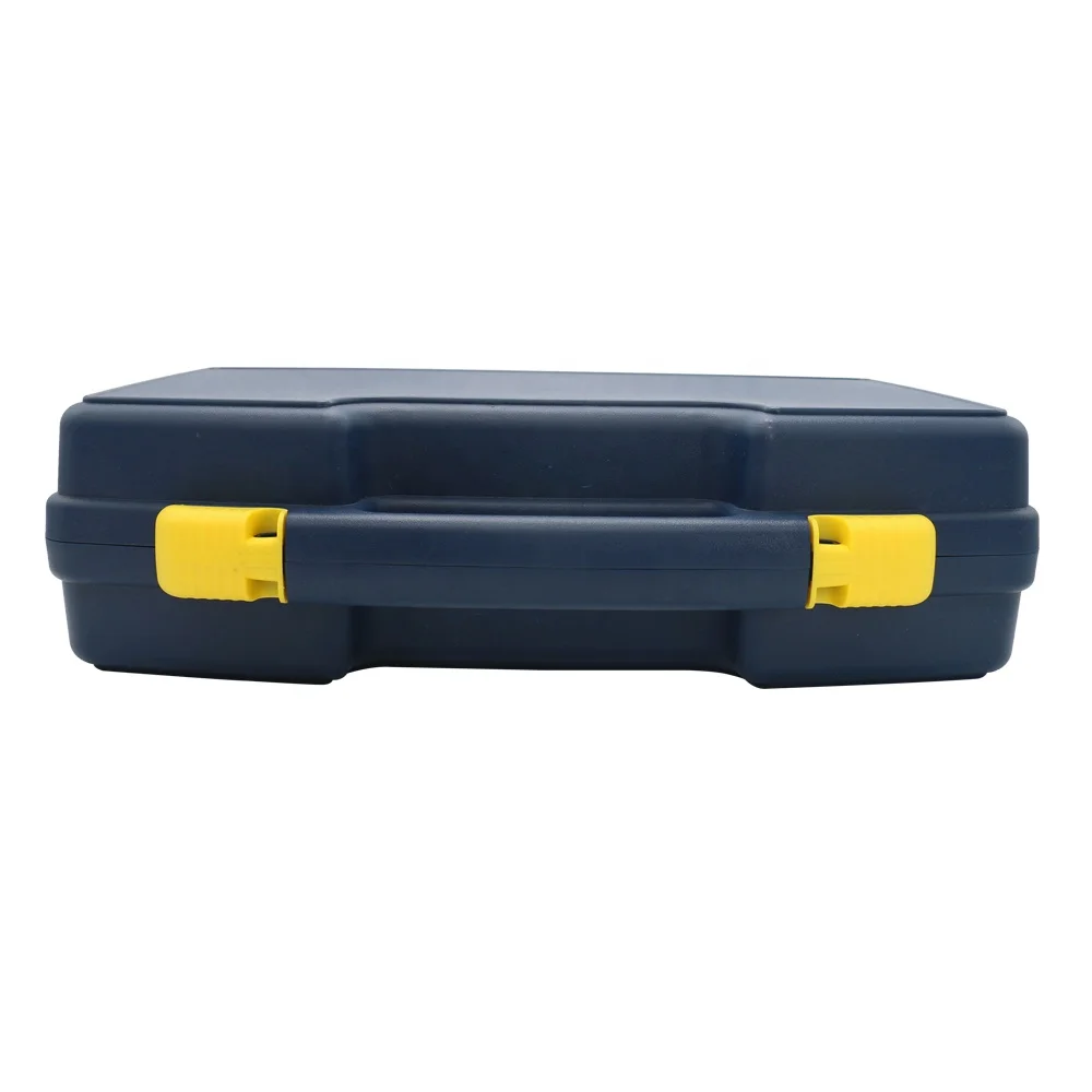 Power supply hot sale simple easy carrying plastic briefcase with foam and lock