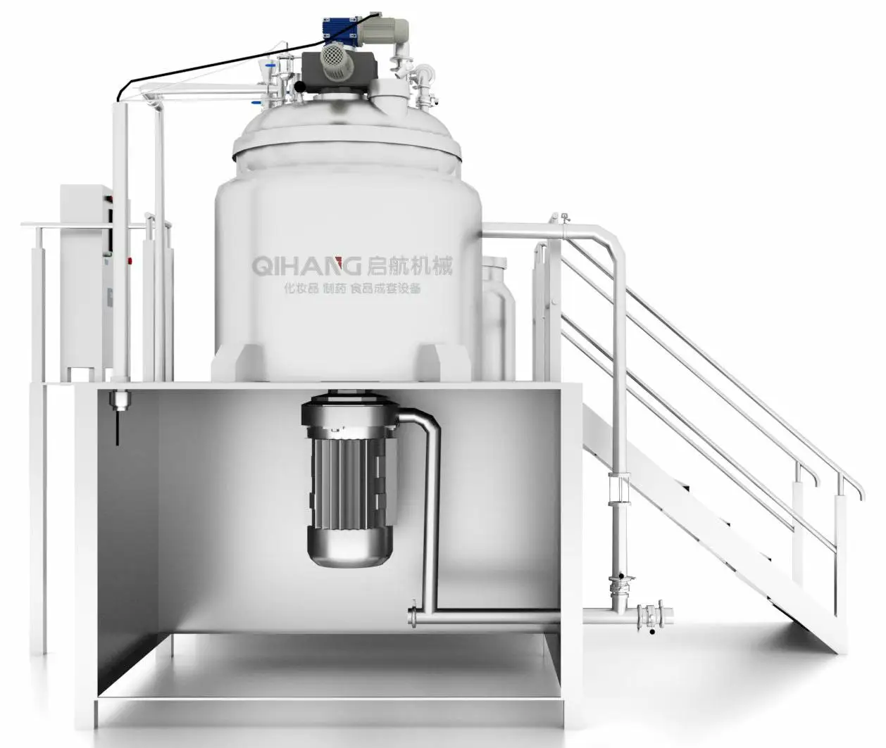 Factory Price Automatic Vacuum Homogenizing Emulsifier Gel Making Machine chemical Machinery Equipment  Vacuum Emulsifier