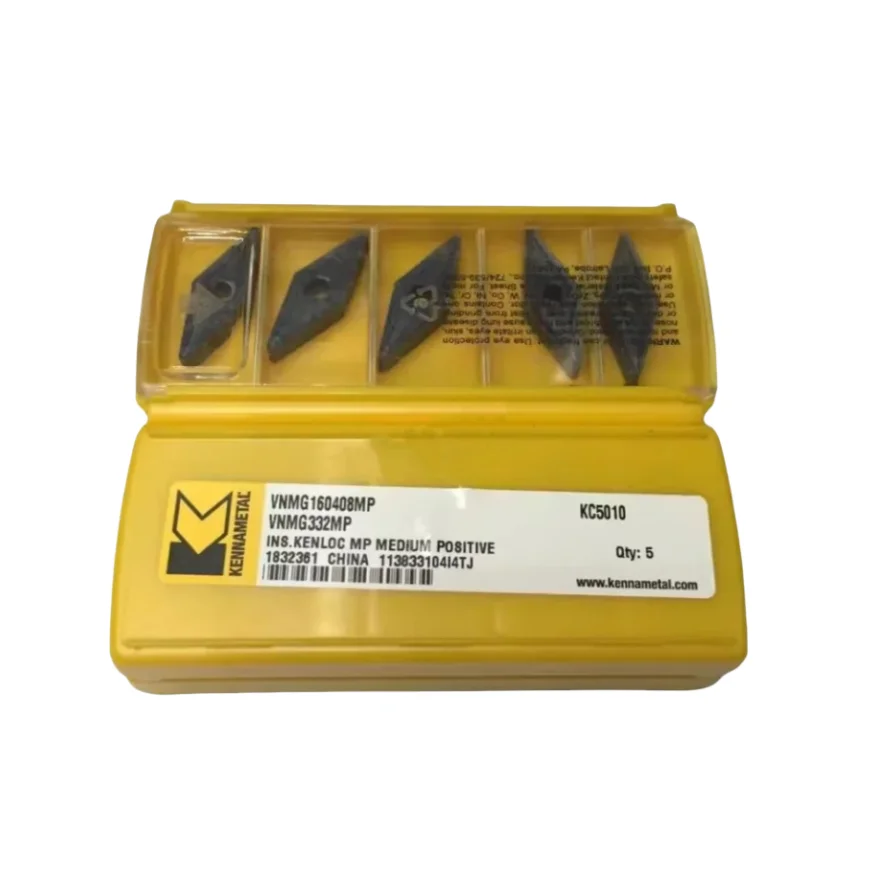 Карбидное лезвие Kennametals VNMG160402 160404 160408-мс/МП KC5010 режущие инструменты CNC токарные вставки